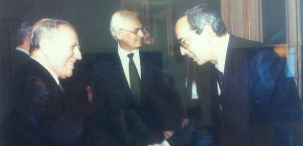 Il presidente Massa con l'allora presidente della Repubblica Carlo Azeglio Ciampi