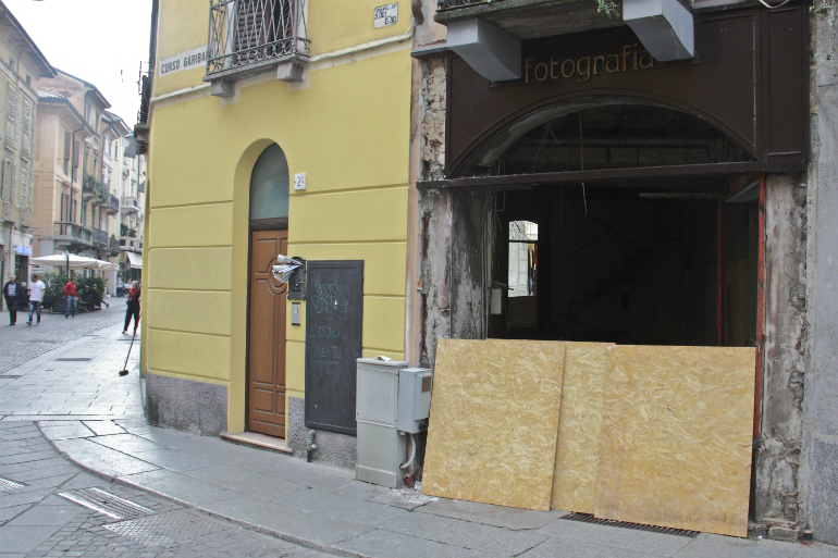 L'ex negozio di Capitano (Foto Sessa)