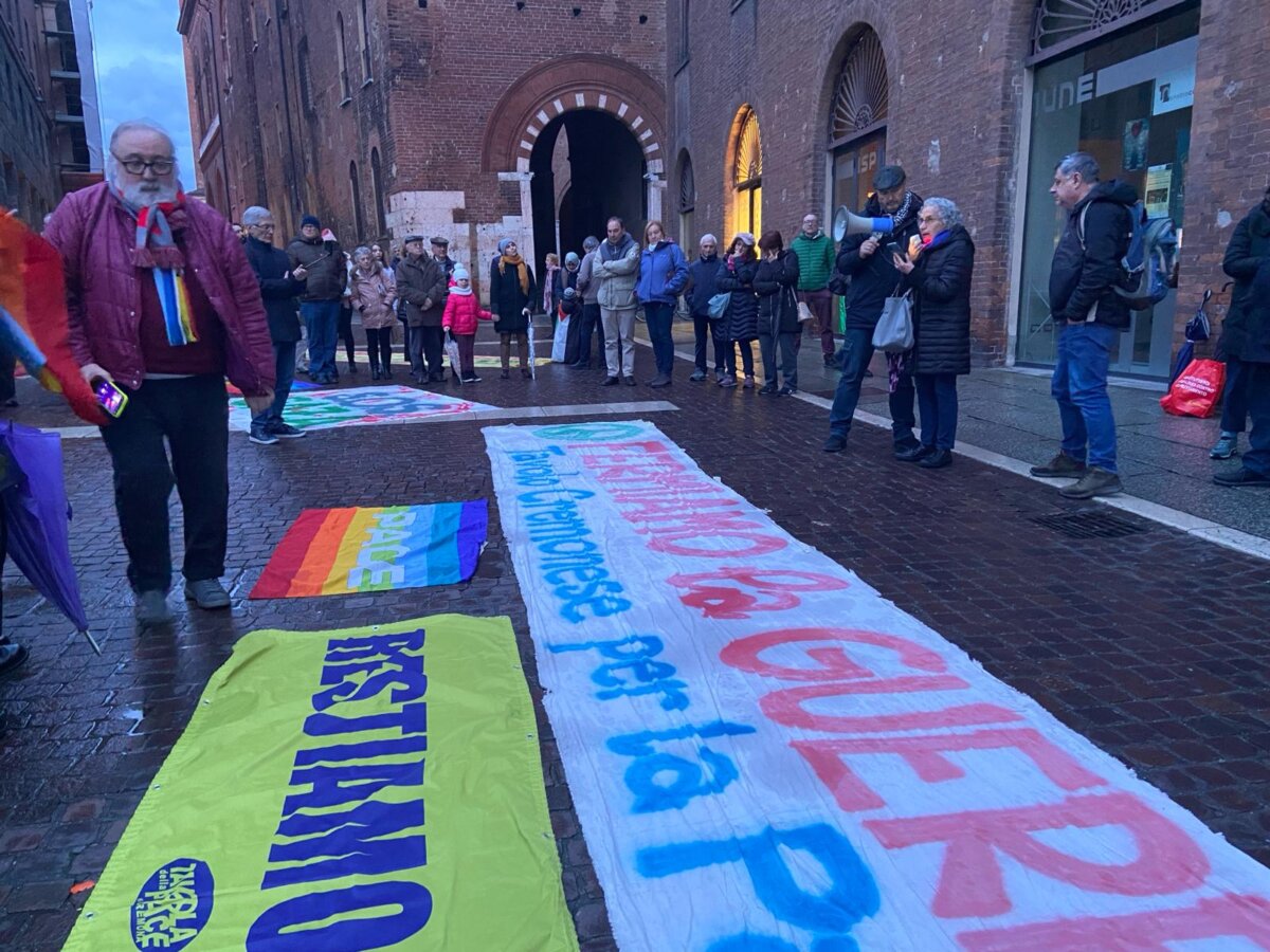 Presidio di pace in centro a Cremona Cremonaoggi