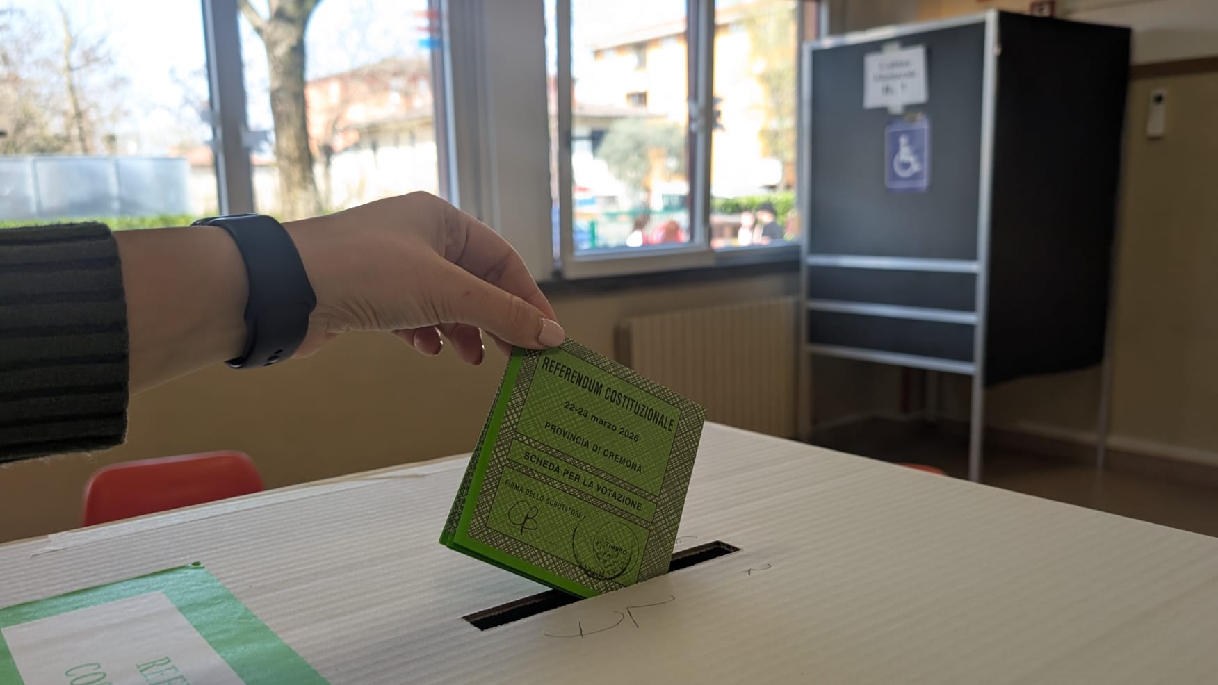 Referendum 22 e 23 marzo 2026 Referendum, l'affluenza delle 23: a Cremona ha votato il 52.78% degli aventi diritto