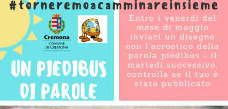 Il Piedibus Diventa Gara Di Creativita Per Stimolare I Bambini Costretti A Casa Cremonaoggi